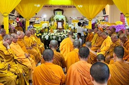 Lễ truy niệm và phụng tống kim quan Hòa thượng Giác Ánh 