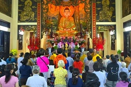 Chùa Bửu Đà hướng dẫn Phật tử cúng dường các trường hạ mùa an cư Phật lịch 2567