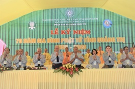 Phân ban Gia đình Phật tử tỉnh Quảng Trị kỷ niệm 70 năm thành lập