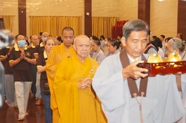 Khóa tu Ngày an lạc tại Việt Nam Quốc Tự do Ban Hoằng Pháp Phật giáo TP.HCM tổ chức 