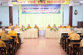 Khai mạc khóa bồi dưỡng đạo hạnh lần thứ 7 tại tịnh xá Ngọc Phương 