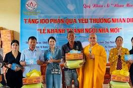 Chùa Thiên Nguyên tặng quà yêu thương đến bà con nghèo tại địa phương