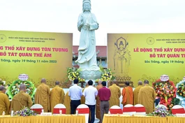 Lễ cầu nguyện động thổ tôn tạo tôn tượng Bồ-tát Quán Thế Âm