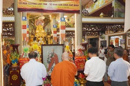 Chùa Phổ Minh (Q.Gò Vấp, TP.HCM) tưởng niệm Hòa thượng khai sơn chùa