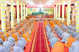 Đại Giới đàn Huệ Trường Phật lịch 2566 - Ảnh: Ban TT-TT Phật giáo TP.Cần Thơ