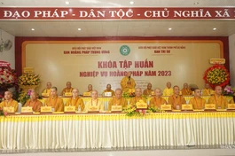 Khóa tập huấn nghiệp vụ hoằng pháp năm 2023 tại TP.Đà Nẵng - Ảnh: Nguyên Hà
