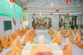Ban Trị sự GHPGVN H.Củ Chi tổ chức Bố-tát định kỳ tại các tự viện huyện