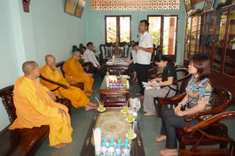 Đoàn kiểm tra tại tịnh xá Ngọc Phương - Di tích lịch sử cấp quốc gia