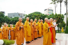 Ban Trị sự GHPGVN Q.Gò Vấp tưởng niệm, tri ân đến các anh hùng liệt sĩ 