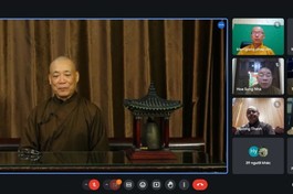 Hòa thượng Thích Bảo Nghiêm chủ trì cuộc họp