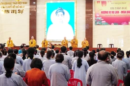 Đạo tràng khóa tu Ngày an lạc lần thứ 56 tại Việt Nam Quốc Tự