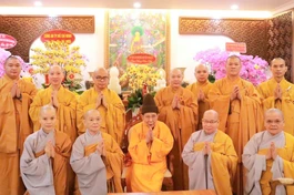 Khánh tuế Trưởng lão Hòa thượng Thích Đức Nghiệp, Phó Pháp chủ kiêm Giám luật Hội đồng Chứng minh, Chứng minh Ban Trị sự GHPGVN Q.3