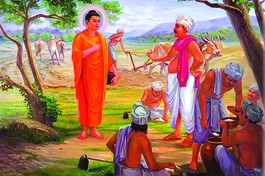 Lòng tin là hạt giống/Khổ nhọc mưa đúng thời/Trí tuệ là cày, ách/Tâm hổ thẹn là trục/Tự giữ gìn chánh niệm/Đấy là khéo điều phục