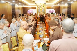 Phiên họp diễn ra tại chùa Vĩnh Nghiêm (TP.HCM), vào sáng nay, 22-3