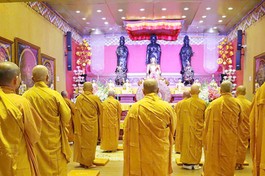 Ban Trị sự GHPGVN H.Củ Chi tổ chức Bố-tát luân phiên tại các trú xứ trên địa bàn 