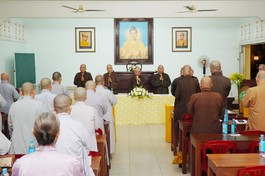 Ban Trị sự GHPGVN Q.10 họp triển khai kế hoạch tổ chức Đại lễ Phật đản, An cư kiết hạ Phật lịch 2569