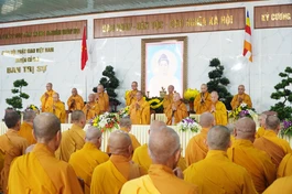 Ban Trị sự GHPGVN H.Củ Chi khai giảng khóa An cư kiết hạ Phật lịch 2569