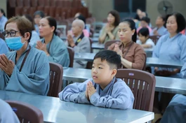 Khóa tu Ngày an lạc tại chùa Phổ Quang