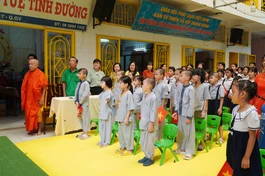 Lớp Phổ cập Tiểu học Trần Quang Khải - chùa Kỳ Quang 2 khai giảng năm học mới 2025-2026