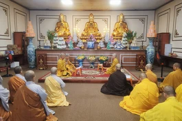 Lễ Tự tứ tại Trung tâm Phật giáo Hùng Vương