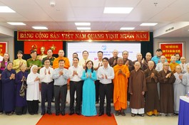 Họp mặt các vị chức sắc, chức việc các tôn giáo trên địa bàn P.Xuân Hòa trước thềm xuân 