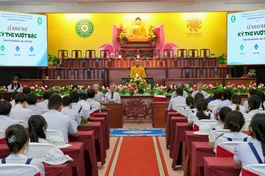 Đoàn sinh tham dự kỳ thi vượt bậc tại thiền viện Quảng Đức