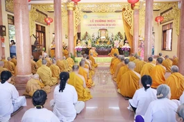 Trang nghiêm khóa lễ tưởng niệm 13 năm ngày viên tịch của Trưởng lão Hòa thượng Thích Giác Dũng