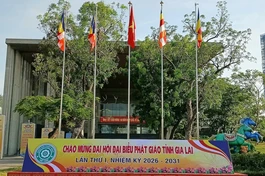 Trung tâm Hội nghị tỉnh Gia Lai (P.Quy Nhơn) - nơi diễn ra Đại hội đại biểu Phật giáo tỉnh Gia Lai lần thứ I, nhiệm kỳ 2026-2031