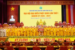 Tân Ban Trị sự GHPGVN tỉnh Gia Lai nhiệm kỳ, 2026-2031 ra mắt đại hội