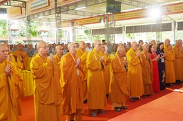 Ngày đầu tiên của Đại hội đại biểu Phật giáo tỉnh Đắk Lắk lần thứ I, nhiệm kỳ 2026-2031 - Ảnh: Như Danh/BGN