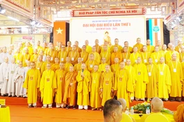 Tân Ban Trị sự GHPGVN tỉnh Đắk Lắk, nhiệm kỳ 2026-2031 - Ảnh: Như Danh/BGN