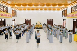 Khai mạc trại huấn luyện huynh trưởng cấp I - A Dục X tại thiền viện Trúc Lâm Tây Nguyên (xã Ia Hrung, Gia Lai)