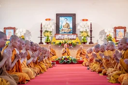 Khóa tu truyền thống Khất sĩ lần thứ 41 tại tịnh xá Ngọc Thạnh (P.Tân Hải, TP.HCM)