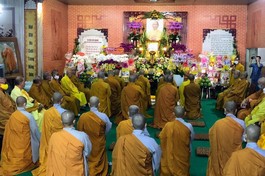 Lễ tưởng niệm Hòa thượng khai sơn tu viện Huệ Quang diễn ra trang nghiêm 