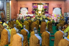 Lễ tưởng niệm Hòa thượng khai sơn tu viện Huệ Quang diễn ra trang nghiêm 
