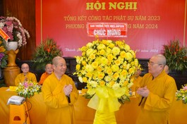 Hội nghị tổng kết hoạt động Phật sự của Ban Văn hóa T.Ư tổ chức tại Văn phòng thường trú khu vực phía Nam - chùa Pháp Hoa, TP.HCM.