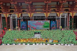 Hội trại “Tuổi trẻ và Phật giáo” lần thứ 14 năm 2024 với chủ đề “Nối vòng tay lớn” do Phân ban Thanh thiếu nhi Phật tử thuộc Ban Hướng dẫn Phật tử T.Ư tổ chức tại chùa Quốc Ân Khải Tường 