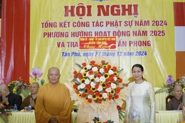Hội nghị tổng kết hoạt động Phật sự của Ban Trị sự GHPGVN Q.Tân Phú diễn ra tại chùa Hạnh Nguyện