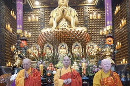 Ban Đại diện Phật giáo người Hoa chúc mừng năm mới đến Tăng Ni và cộng đồng Phật tử người Hoa đang sinh sống tại TP.HCM