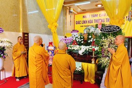 Giác linh đường Hòa thượng Thích Chơn Trí tại chùa Phước Trí (X.Tân Xuân, H.Hóc Môn)