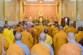 Lễ tưởng niệm Chung thất Hòa thượng Thích Chơn Trí tại chùa Phước Trí (xã Tân Xuân, H.Hóc Môn, TP.HCM) 