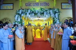 Lễ nhập kim quan Hòa thượng Thích Thiện Nghĩa - Chứng minh Ban Trị sự GHPGVN H.Nhà Bè