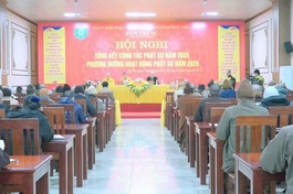 Quang cảnh Hội nghị tổng kết hoạt động Phật sự năm 2025 của Ban Trị sự Phật giáo tỉnh Phú Thọ