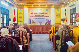 Buổi họp triển khai các hoạt động Phật sự sắp tới của Ban Trị sự GHPGVN tỉnh Ninh Bình