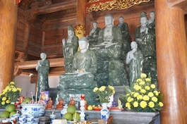 Hệ thống tôn tượng Đức Phật, Bồ-tát an vị tại chánh điện
