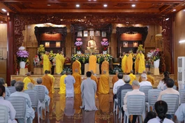 Trang nghiêm Lễ tưởng niệm Hòa thượng Thích Tâm Khai, khai sơn chùa Diệu Pháp (TP.HCM)