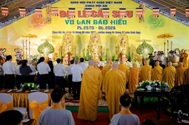 Khóa lễ tưởng niệm cầu siêu Anh hùng liệt sĩ tại chùa Hội An (P.Bình Dương, TP.HCM)
