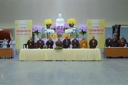 Lễ khai mạc kỳ thi tuyển sinh cử nhân Phật học khóa XXI năm 2026 - Ảnh: Bảo Toàn/BGN