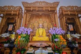 Cung thỉnh pháp tướng, long vị chư Tổ an vị tại Tổ đường tu viện Vạn Liên (P.Vũng Tàu, TP.HCM)