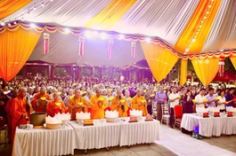 Lễ cầu siêu và thả hoa đăng tưởng niệm các anh hùng liệt sĩ nhân kỷ niệm 60 năm ngày hy sinh của 10 nữ dân quân pháo phòng không Lam Hạ (1966-2026)